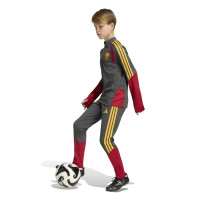 Pantalon d'entraînement adidas AS Roma 2026-2027 pour Enfants gris foncé rouge orange