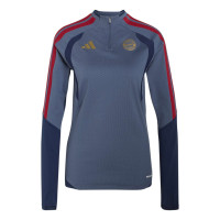 adidas Bayern München Trainingspak 1/4-Zip 2026-2027 Dames Donkerblauw Rood Goud