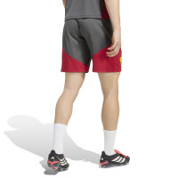 adidas AS Roma Trainingsset 2026-2027 Donkergrijs Rood Oranje