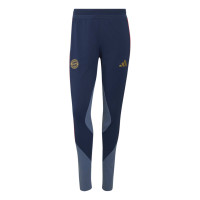 adidas Bayern Munich Pantalon d'Entraînement 2026-2027 Femmes Bleu Foncé Rouge Doré