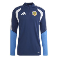 Haut d'entraînement adidas FFK Curaçao 1/4-Zip 2026-2028 Bleu foncé