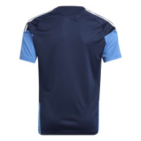 Chemise d'entraînement adidas FFK Curaçao 2026-2028 pour Enfants, bleu foncé