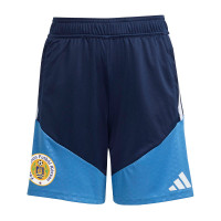 Kit d'entraînement adidas FFK Curaçao 2026-2028 bleu pour enfants
