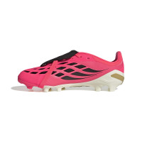 adidas Predator Elite FT Gazon Naturel Chaussures de Foot (FG) Enfants Rose Vif Gris Argenté Noir Doré