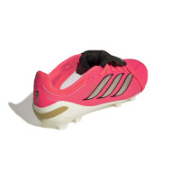 adidas Predator Elite FT Gazon Naturel Chaussures de Foot (FG) Enfants Rose Vif Gris Argenté Noir Doré
