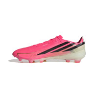 adidas F50 Hyperfast Pro Gras Voetbalschoenen (FG) Felroze Zwart Goud Wit