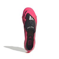 adidas Predator Elite FT Gazon Naturel Chaussures de Foot (FG) Rose Vif Gris Argenté Noir Doré