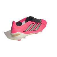 adidas Predator Elite FT Gazon Naturel Chaussures de Foot (FG) Rose Vif Gris Argenté Noir Doré