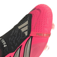 adidas Predator Elite FT Gazon Naturel Chaussures de Foot (FG) Rose Vif Gris Argenté Noir Doré