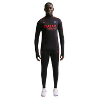 Haut d'entraînement Nike Paris Saint-Germain Strike 1/4-Zip 2026-2027 noir rouge vif bleu foncé