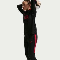 Nike Paris Saint-Germain Strike Trainingspak 1/4-Zip 2026-2027 Kids Zwart Felrood Donkerblauw