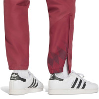 adidas Arsenal Stadium Trainingsbroek 2026-2027 Bordeauxrood Zwart Wit