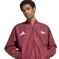 adidas Arsenal Stadium Trainingspak 2026-2027 Bordeauxrood Wit