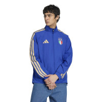 adidas Italie Anthem Veste d'Entraînement 2026-2028 Bleu Doré
