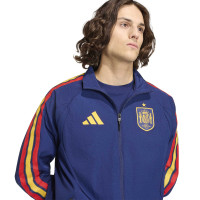 adidas Espagne Anthem Veste d'Entraînement 2026-2028 Bleu Foncé Jaune Rouge