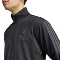 adidas Liverpool DNA Trainingsjack 2026-2027 Zwart Donkergrijs