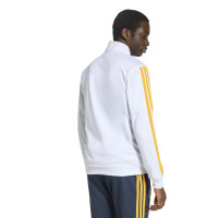 Veste d'entraînement adidas Real Madrid DNA 2026-2027 blanc orange noir