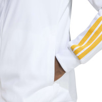 Veste d'entraînement adidas Real Madrid DNA 2026-2027 blanc orange noir