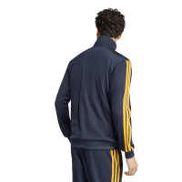 adidas Real Madrid DNA Trainingsjack 2026-2027 Donkerblauw Oranje Wit
