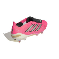 adidas Predator Elite FT IJzeren-Nop Voetbalschoenen (SG) Felroze Zilvergrijs Zwart Goud