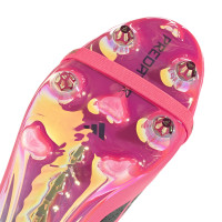 adidas Predator Elite FT IJzeren-Nop Voetbalschoenen (SG) Felroze Zilvergrijs Zwart Goud