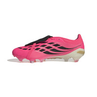 adidas Predator Pro FT Gazon Naturel Chaussures de Foot (FG) Rose Vif Gris Argenté Noir Doré