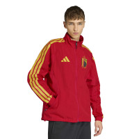 adidas Belgique Anthem Veste d'Entraînement 2026-2028 Rouge Jaune Noir