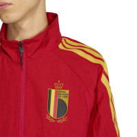 adidas Belgique Anthem Veste d'Entraînement 2026-2028 Rouge Jaune Noir