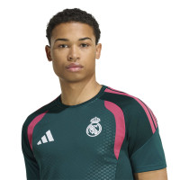 adidas Real Madrid Trainingsshirt 2026-2027 Donkergroen Roze Wit
