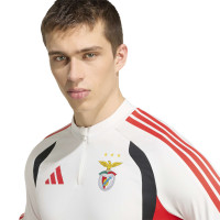 Survêtement adidas Benfica 1/4-Zip 2026-2027 blanc noir rouge