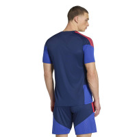 adidas Olympique Lyon Trainingsshirt 2026-2027 Donkerblauw Blauw Rood