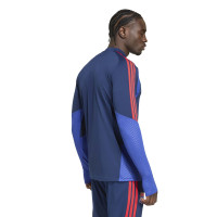 adidas Olympique Lyon Trainingstrui 1/4-Zip 2026-2027 Donkerblauw Blauw Rood