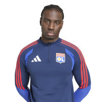 adidas Olympique Lyon Trainingstrui 1/4-Zip 2026-2027 Donkerblauw Blauw Rood