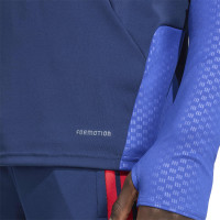 adidas Olympique Lyon Trainingspak 1/4-Zip 2026-2027 Donkerblauw Blauw Rood