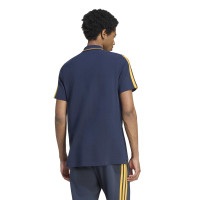 Ensemble de polo adidas Real Madrid DNA 2026-2027 bleu foncé blanc orange