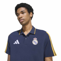 Ensemble de polo adidas Real Madrid DNA 2026-2027 bleu foncé blanc orange