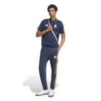 Polo adidas Real Madrid DNA 2026-2027 bleu foncé orange blanc