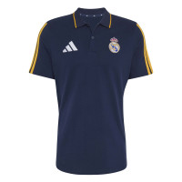 Polo adidas Real Madrid DNA 2026-2027 bleu foncé orange blanc