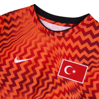 Maillot d'entraînement d'avant-match Nike Turkey 2026-2028 rouge vif rouge foncé