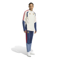 adidas Bayern Munich Pantalon d'Entraînement 2026-2027 Bleu Foncé Rouge Doré