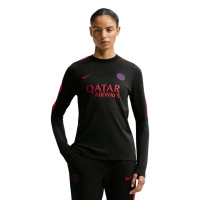 Survêtement Nike Paris Saint-Germain Strike 1/4-Zip 2026-2027 Femmes, noir, bleu, rouge vif