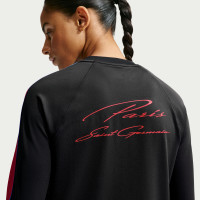 Survêtement Nike Paris Saint-Germain Strike 1/4-Zip 2026-2027 Femmes, noir, bleu, rouge vif