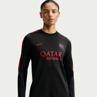 Survêtement Nike Paris Saint-Germain Strike 1/4-Zip 2026-2027 Femmes, noir, bleu, rouge vif