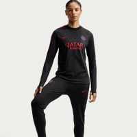 Survêtement Nike Paris Saint-Germain Strike 1/4-Zip 2026-2027 Femmes, noir, bleu, rouge vif