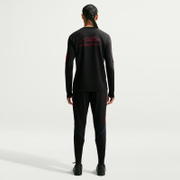 Survêtement Nike Paris Saint-Germain Strike 1/4-Zip 2026-2027 Femmes, noir, bleu, rouge vif