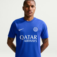 Nike Inter Milan Strike Trainingsshirt 2026-2027 Blauw Donkerblauw Wit