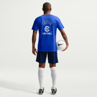 Nike Inter Milan Strike Trainingsshirt 2026-2027 Blauw Donkerblauw Wit
