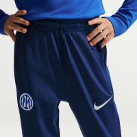 Pantalon d'entraînement Nike Inter Milan Strike 2026-2027 pour enfants, bleu foncé et blanc