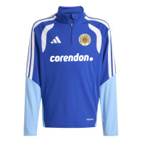 Survêtement adidas FFK Curaçao 1/4-Zip 2026-2028 Sponsors Blue pour Enfants