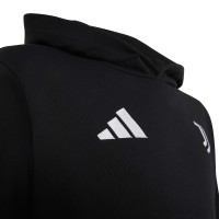 adidas Juventus DNA Hoodie 2026-2027 Kids Zwart Wit